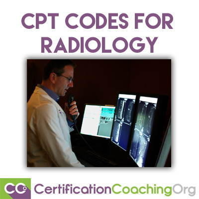 cpt codes for radiology