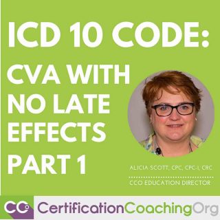 ICD 10 Code for CVA with No Late Effects