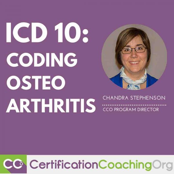 ICD 10 Coding of Osteoarthritis