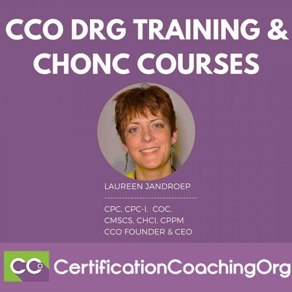 CCO DRG Training and CHONC Courses