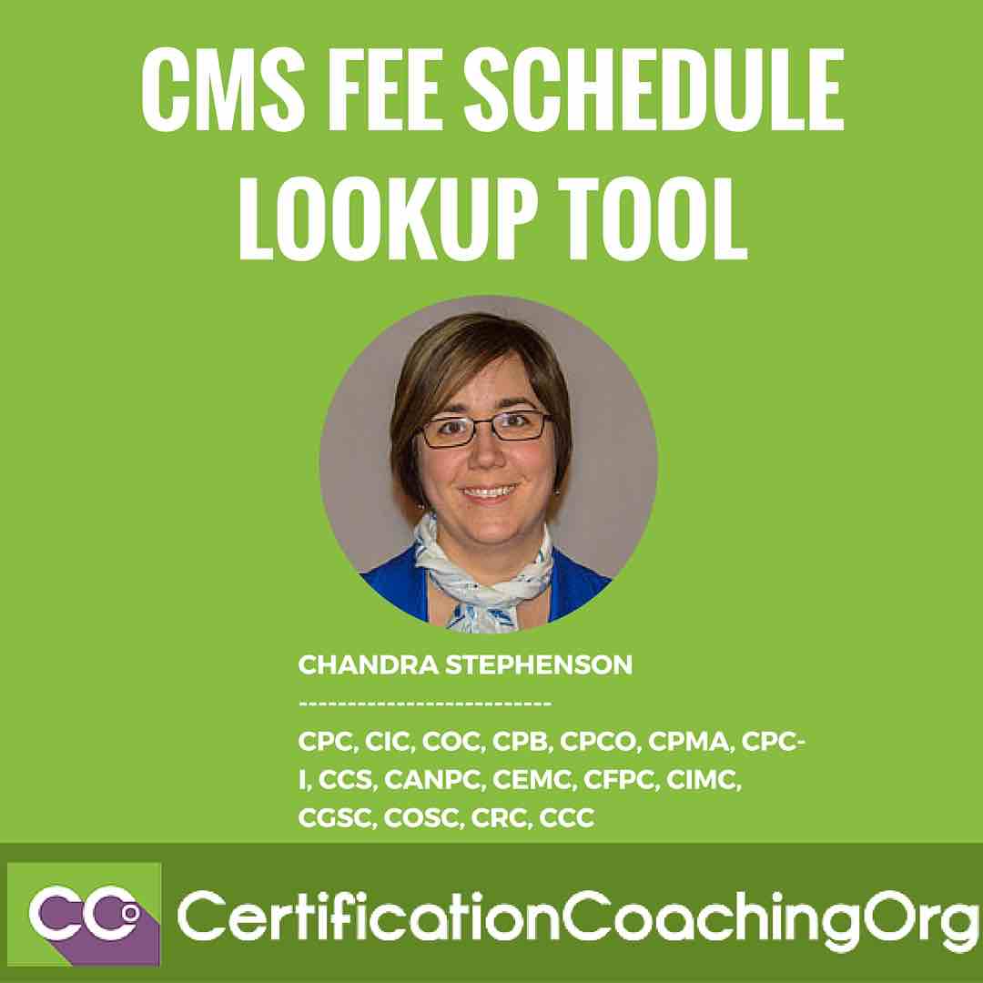 CMS Fee Schedule Lookup Tool — Step-by-Step Instructions