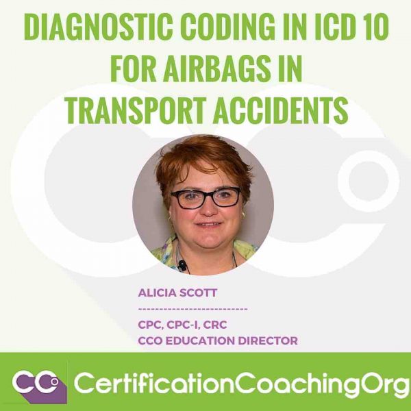Diagnostic Coding in ICD 10 for Airbags in Transport Accidents
