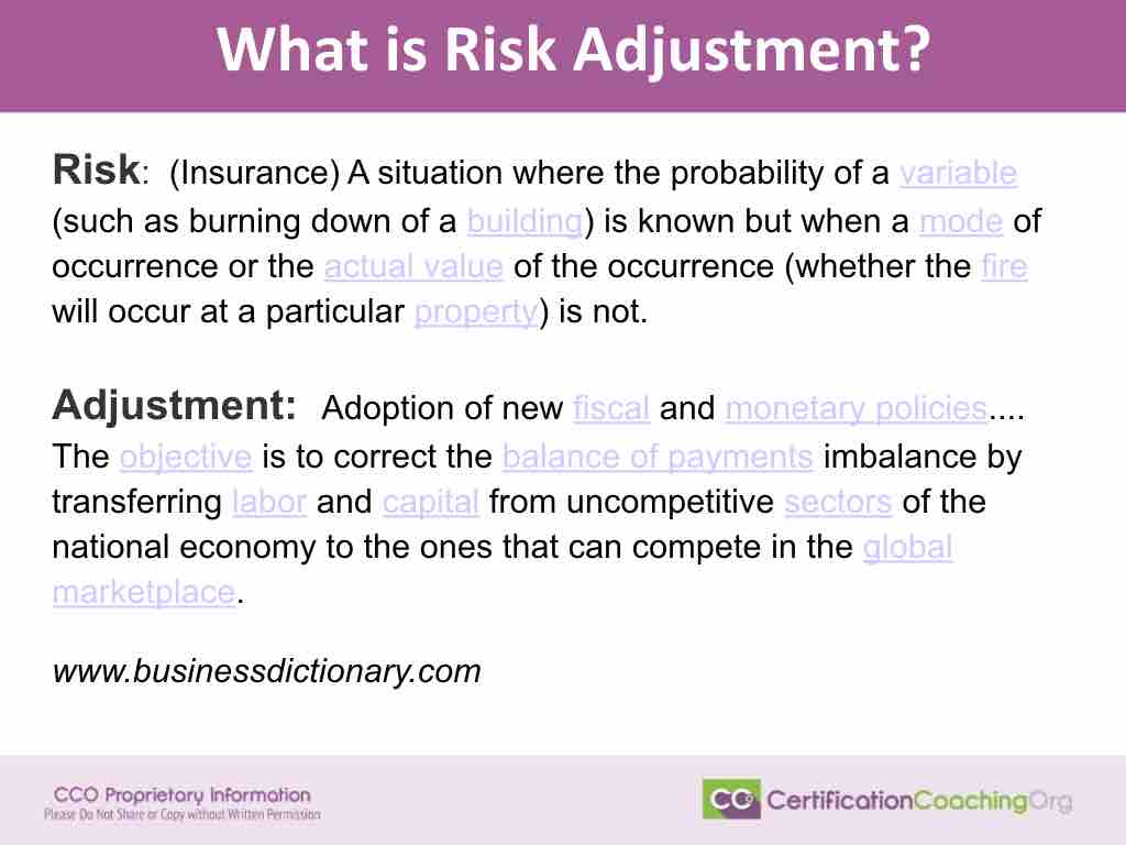 What Is Risk Adjustment - HCC Coding