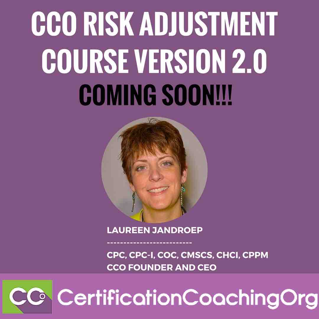 CCO Risk Adjustment Course Version 2.0 | HCC Coding Course V2.0