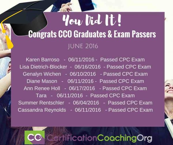 June 2016 CCO Graduates & Exam Passers (FINAL) 