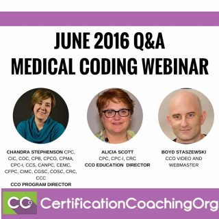 CCO June 2016 Q&A Webinar Intro | FREE Medical Coding Webinar