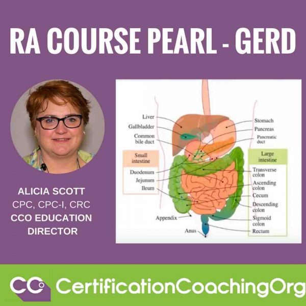 RA Course Pearl GERD | Risk Adjustment Coding Tips