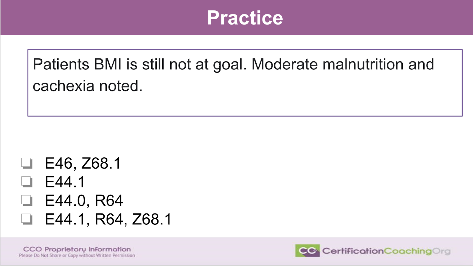 ICD-10 Practice 1