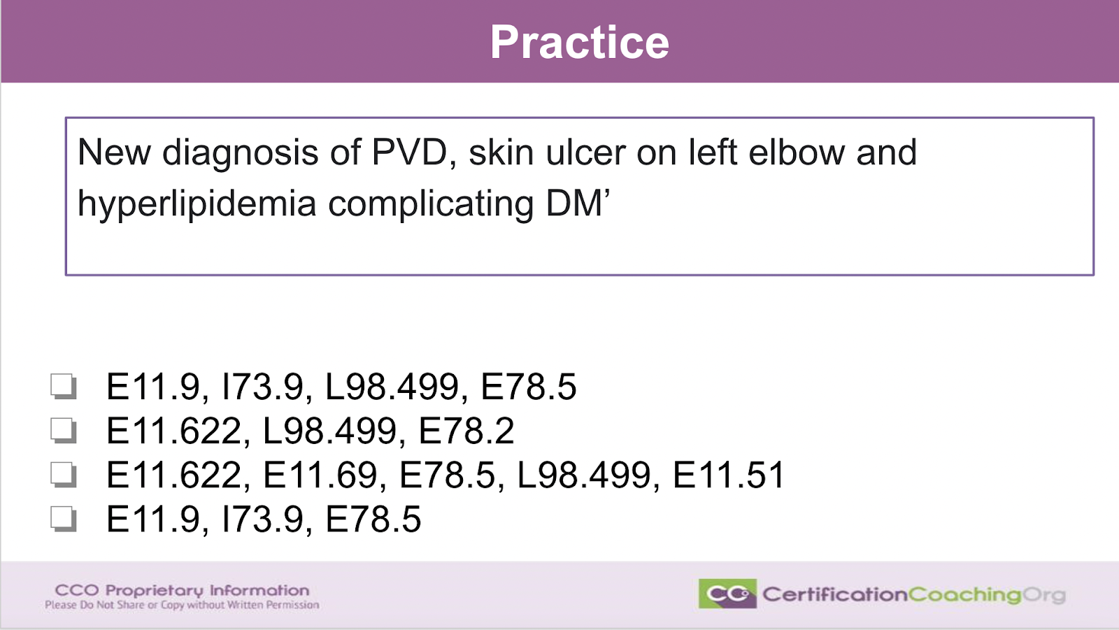 ICD-10 Practice 2