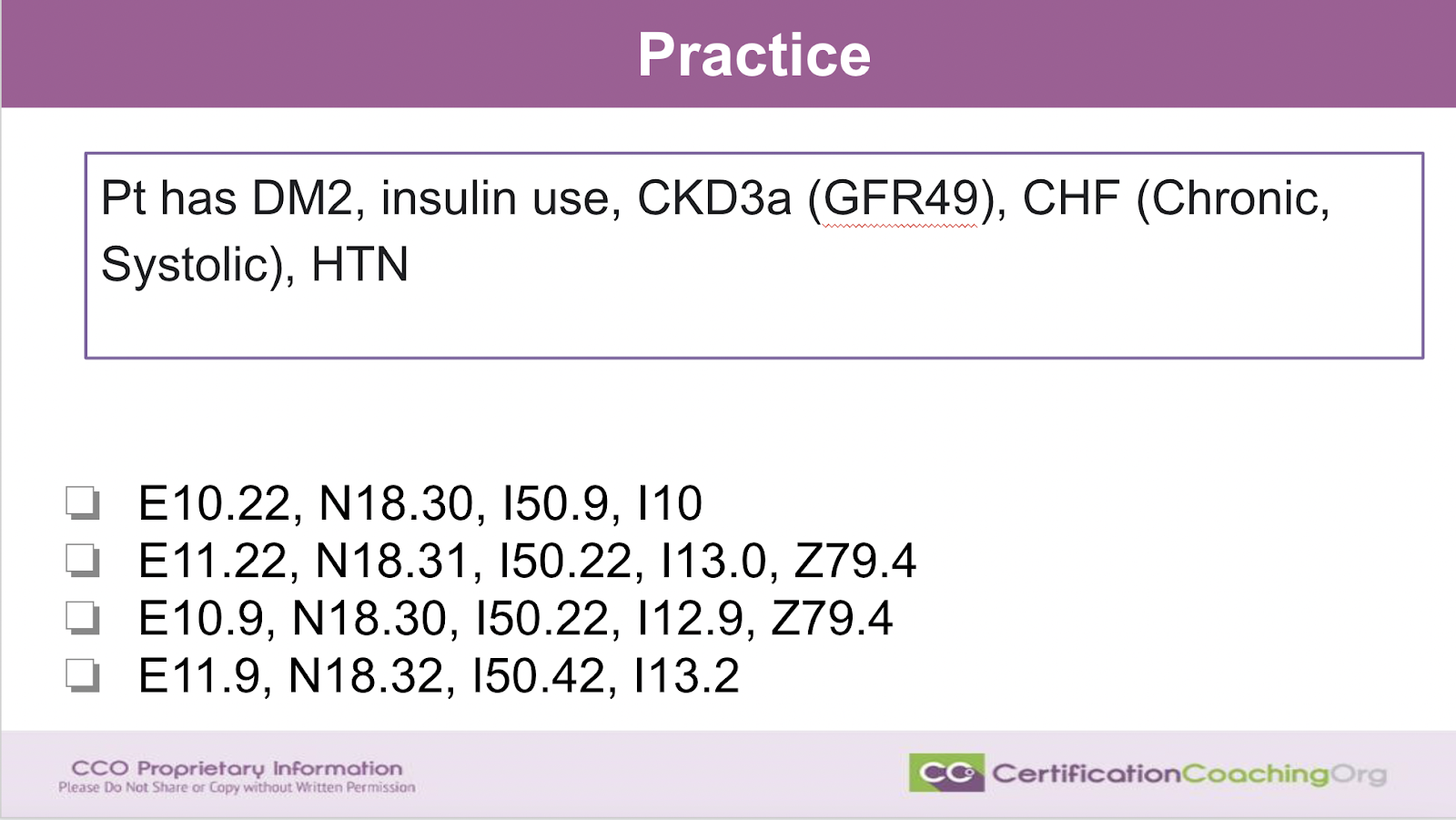 ICD-10 Practice 3