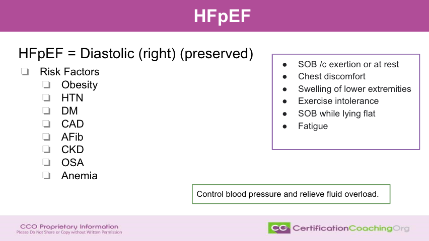 Stages of Heart Failure in Medical Coding HFpEF