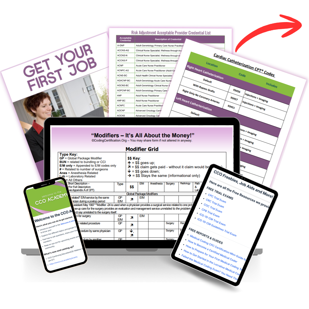 Access Freebies and CCO Academy Resources