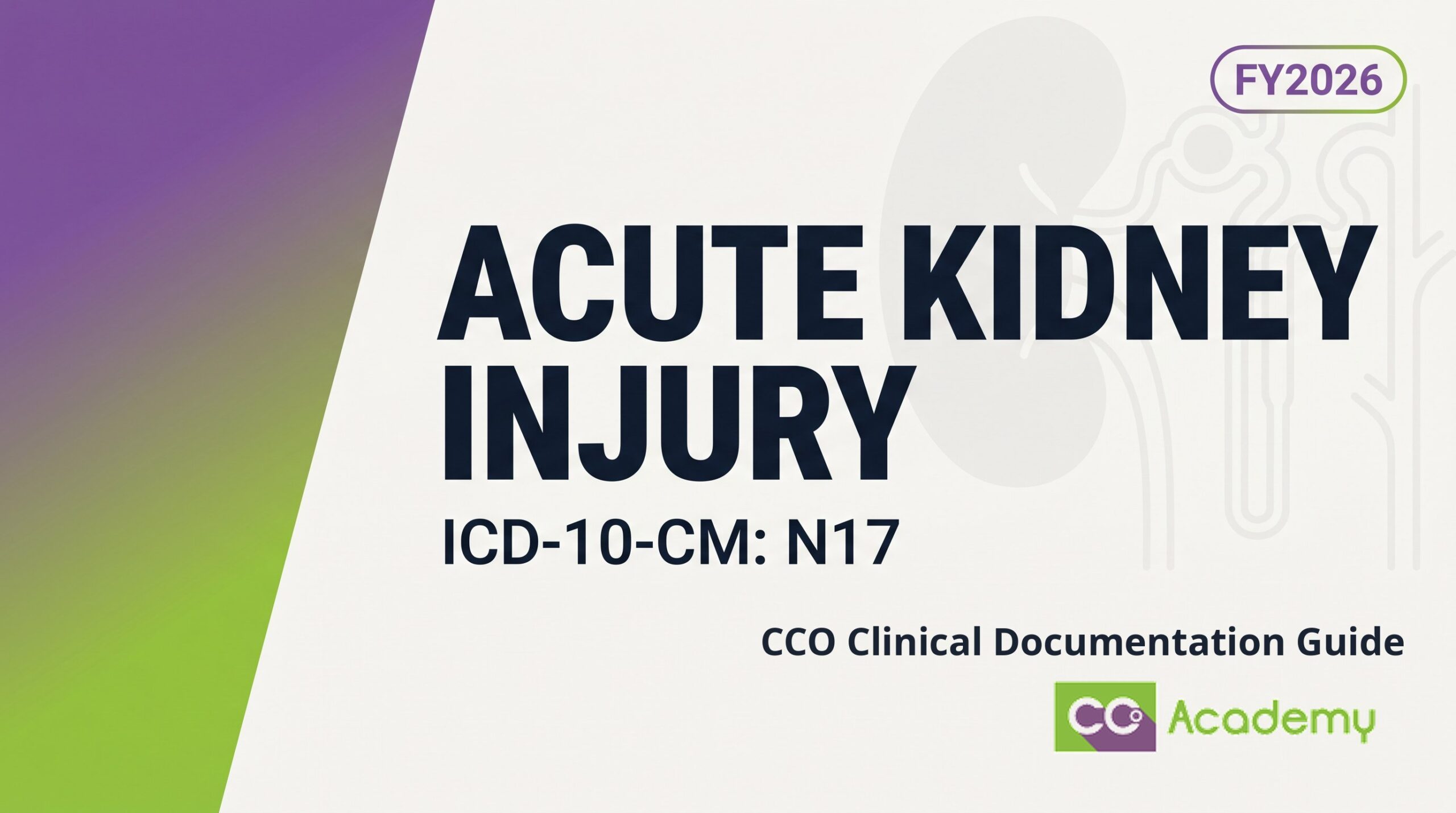 Acute Kidney Injury (AKI) — Clinical Documentation Guide featured image