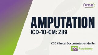 Amputation clinical documentation guide cover