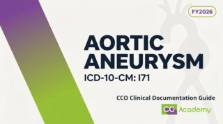 Aortic Aneurysm clinical documentation guide cover