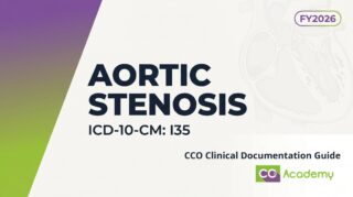 Aortic Stenosis / Aortic Sclerosis clinical documentation guide cover
