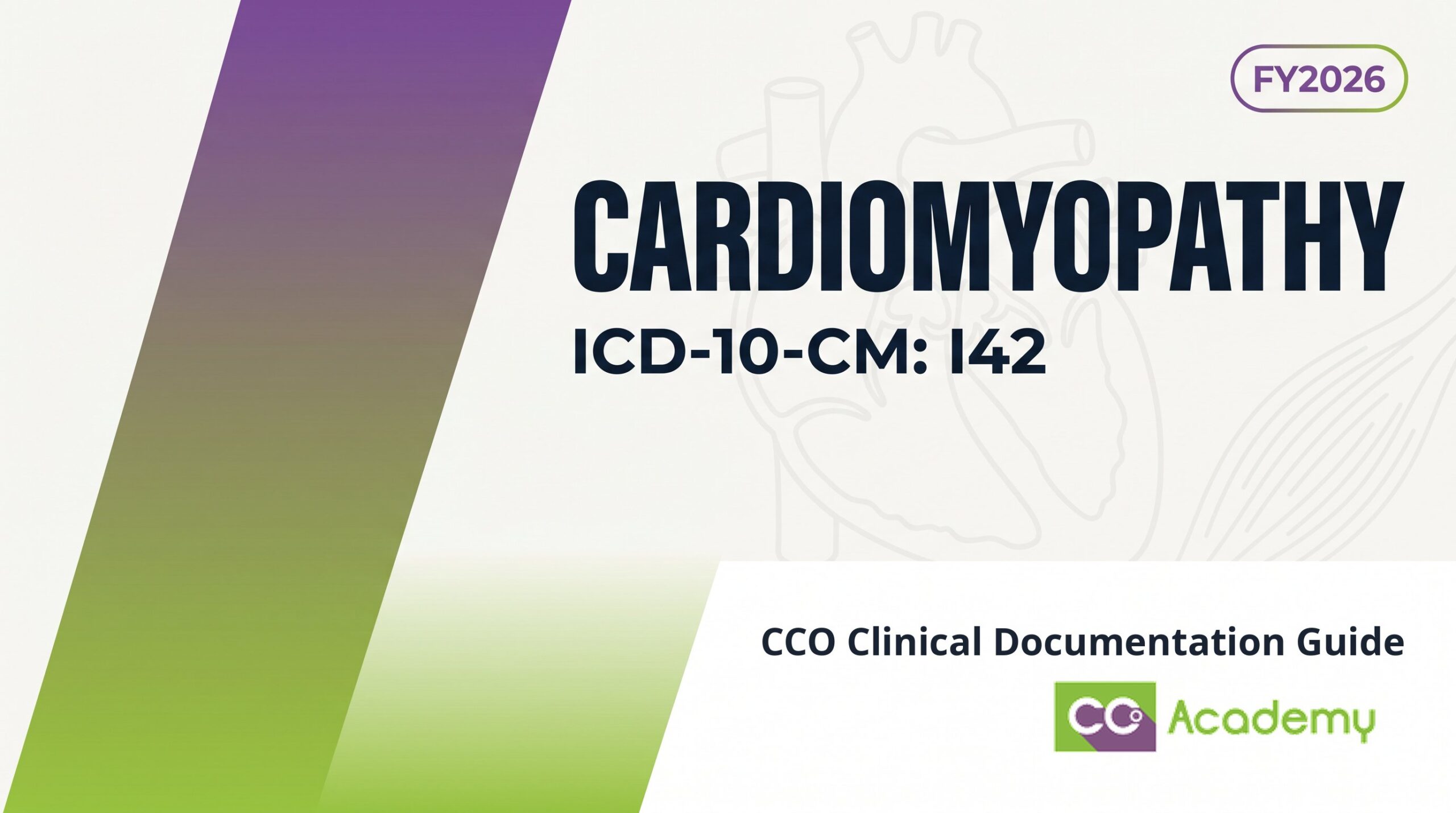 Cardiomyopathy — Clinical Documentation Guide featured image