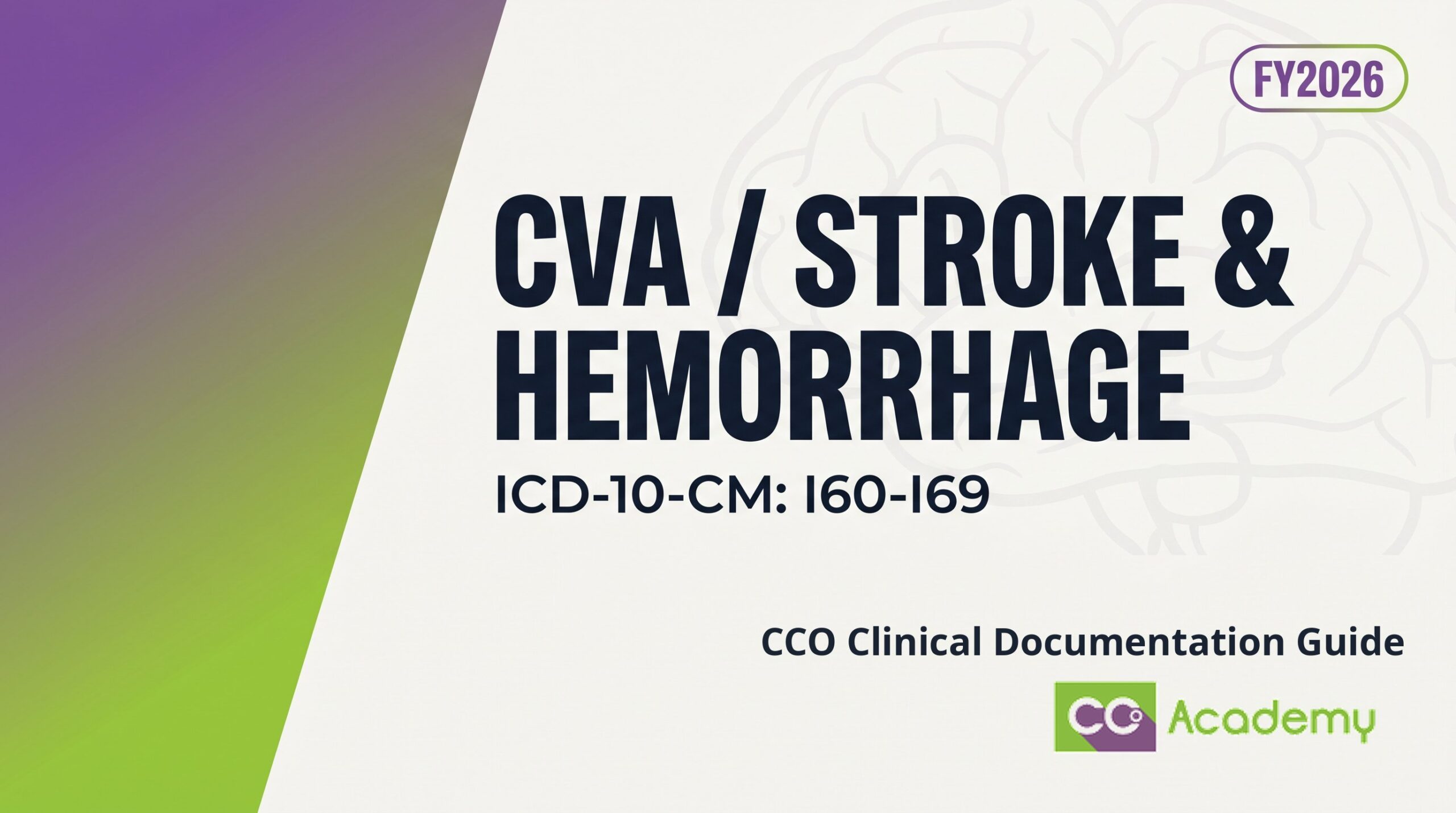 Cerebrovascular Accident (CVA/Stroke) and Cerebral Hemorrhage vs. TIA — Clinical Documentation Guide featured image