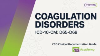 Coagulation Disorders clinical documentation guide cover