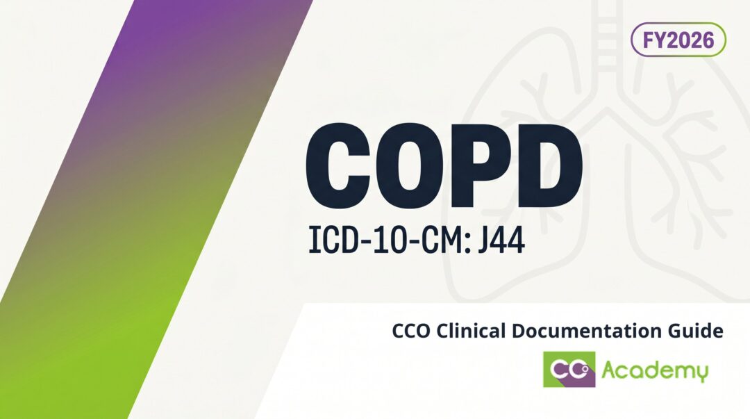 COPD CDI Guide | ICD-10-CM Coding Tips
