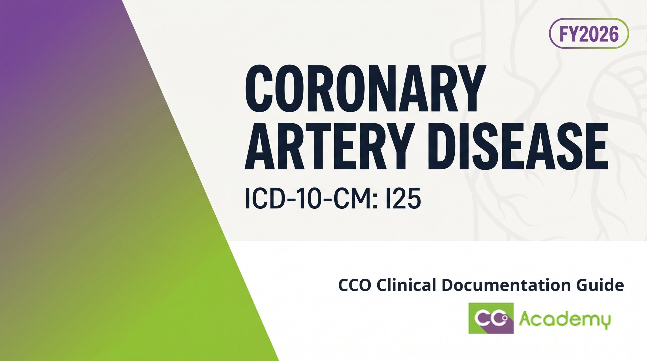 Coronary Artery Disease (CAD) — Clinical Documentation Guide featured image