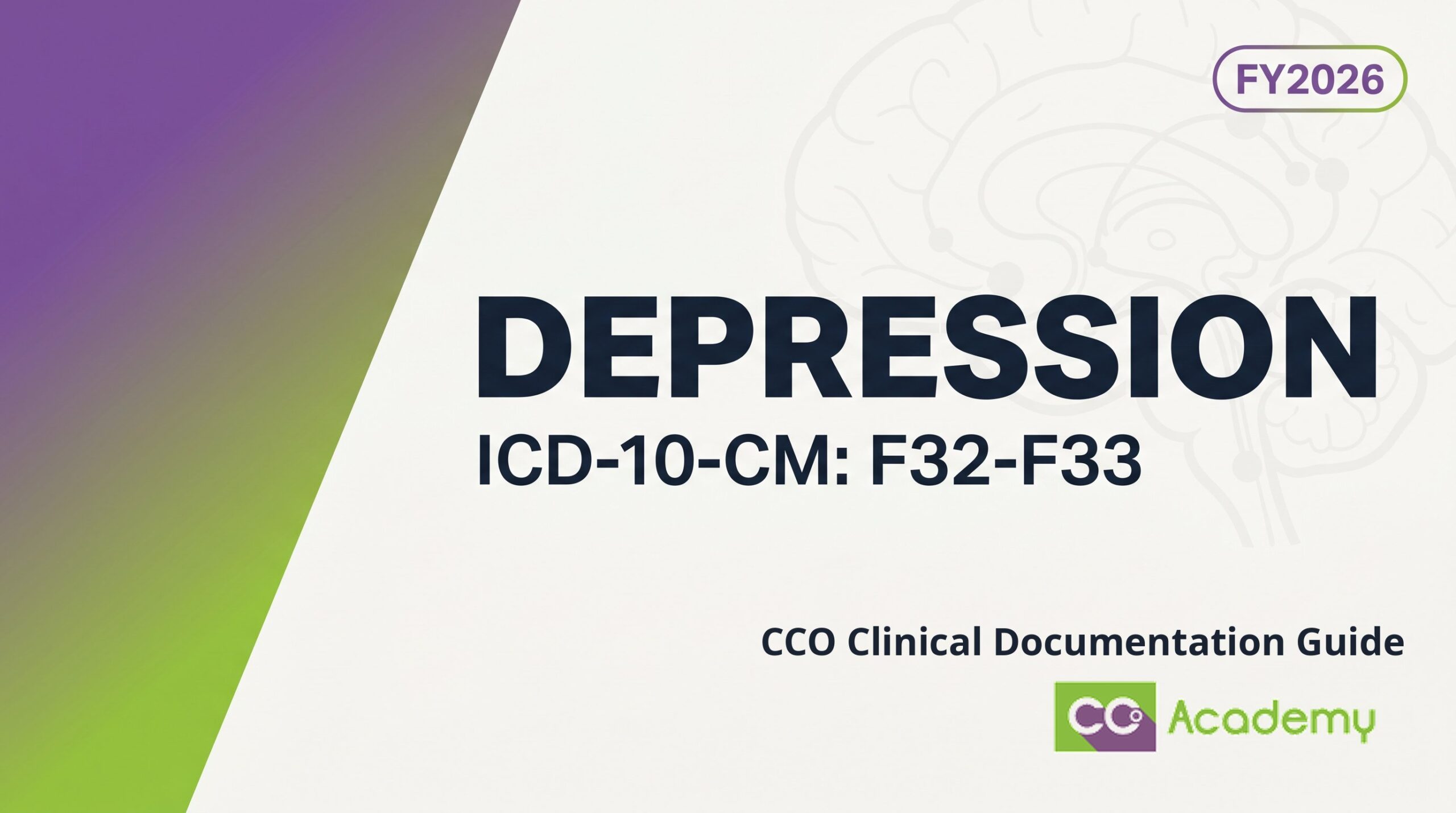 Depression — Clinical Documentation Guide featured image