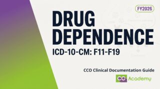 Drug Dependence clinical documentation guide cover
