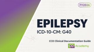 Epilepsy clinical documentation guide cover