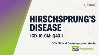 Hirschsprung’s Disease clinical documentation guide cover