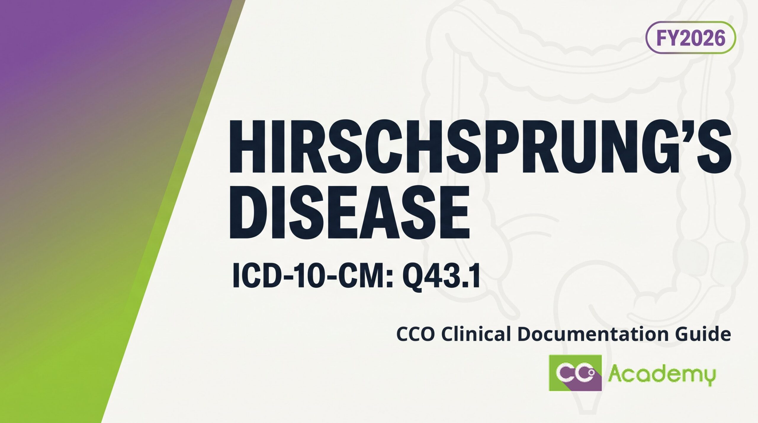 Hirschsprung's Disease — Clinical Documentation Guide featured image