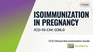 Isoimmunization in Pregnancy clinical documentation guide cover