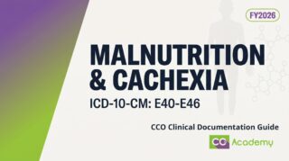 Malnutrition and Cachexia clinical documentation guide cover
