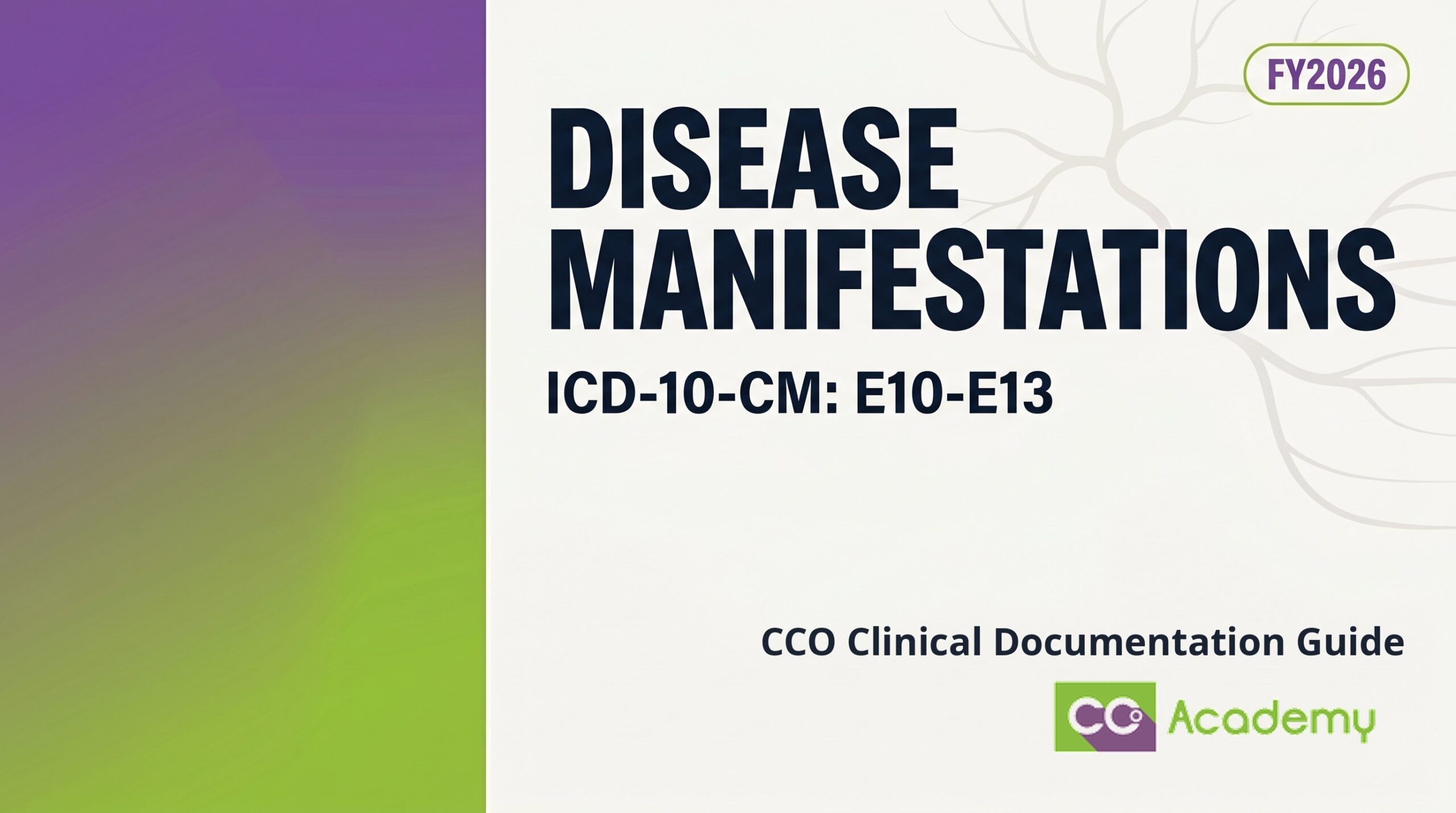 Manifestations of Diseases / Sequelae (DM, Stroke, COPD, Trauma) — Clinical Documentation Guide featured image