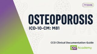 Osteoporosis clinical documentation guide cover