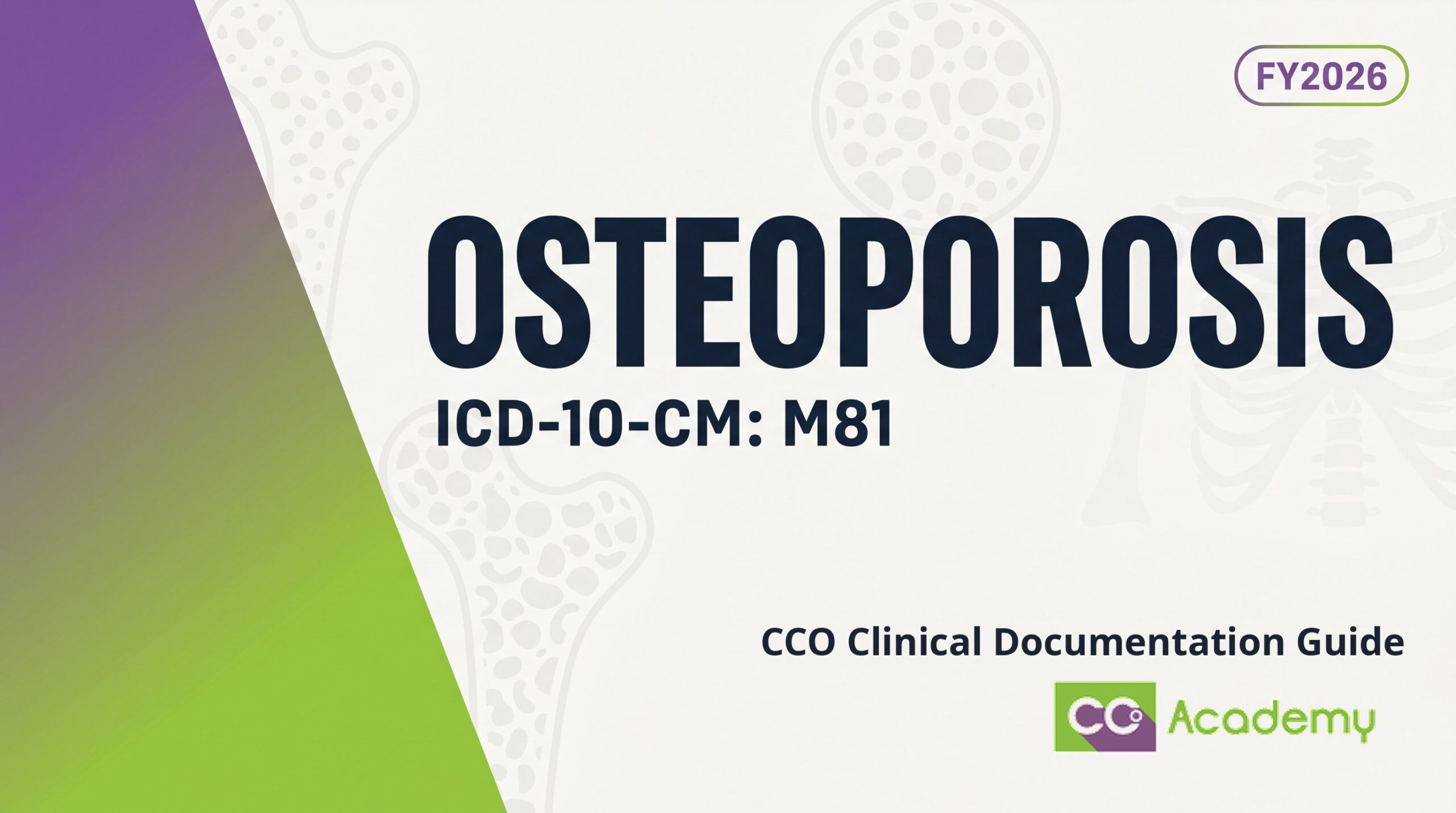 Osteoporosis — Clinical Documentation Guide featured image