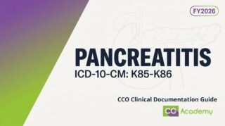 Clinical Documentation Guide: Pancreatitis (Acute and Chronic) clinical documentation guide cover