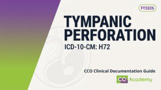 Perforations of the Tympanic Membrane clinical documentation guide cover