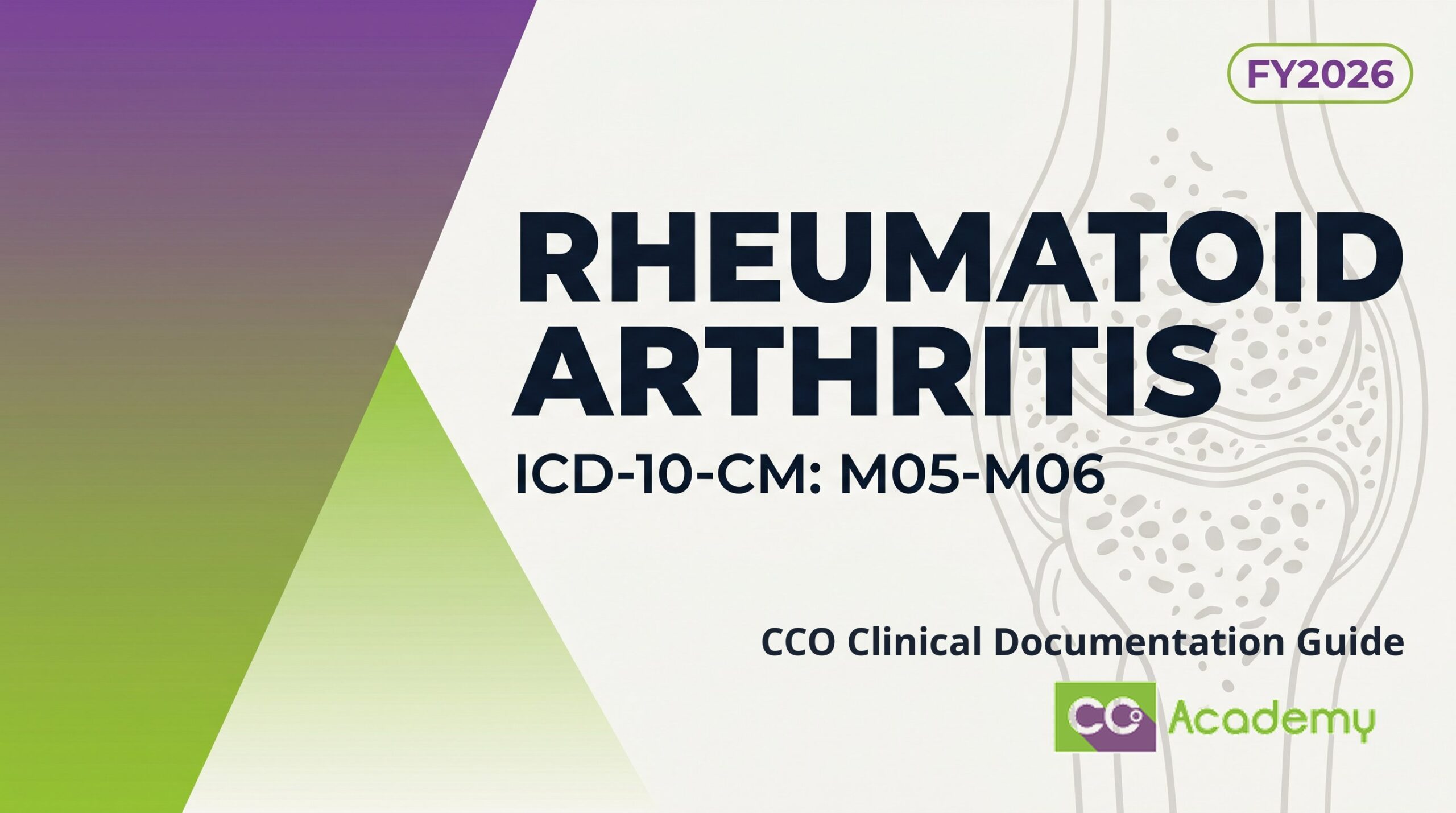 Rheumatoid Arthritis — Clinical Documentation Guide featured image
