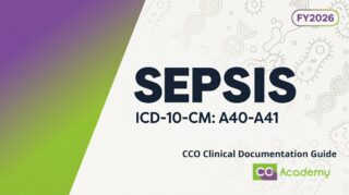 Sepsis clinical documentation guide cover