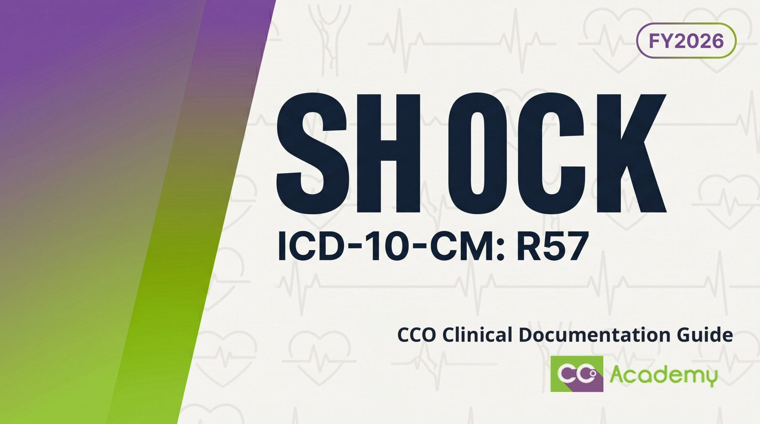Shock (Septic, Cardiogenic, Hypovolemic, Obstructive, Anaphylactic) — Clinical Documentation Guide featured image