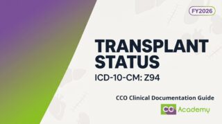 Transplant Status clinical documentation guide cover