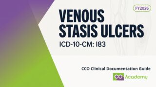 Venous Stasis Ulcers clinical documentation guide cover