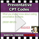 preventative cpt codes